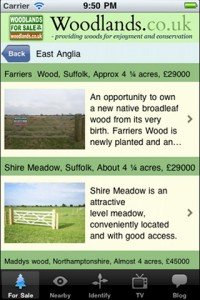 woodland region list