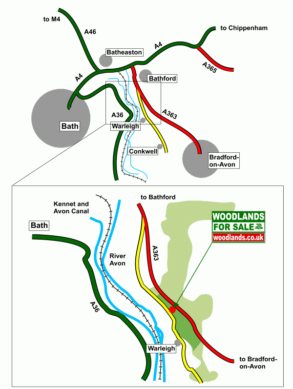 Bathford  Wood - SOLD map