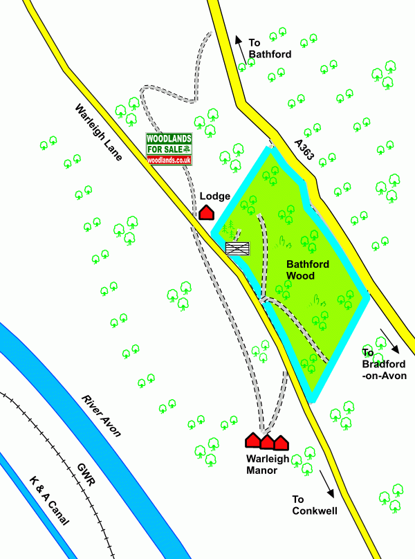 Bathford  Wood - SOLD map