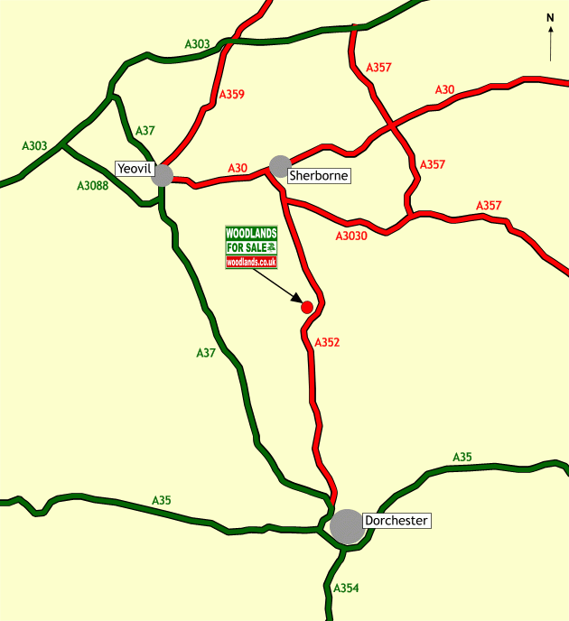 Click to view a full-size version Buckler Wood map