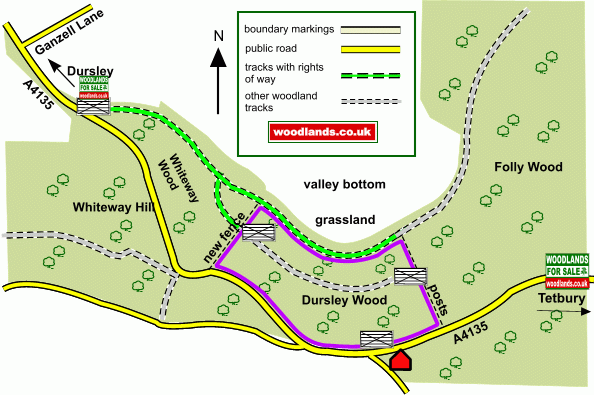 Dursley Wood map