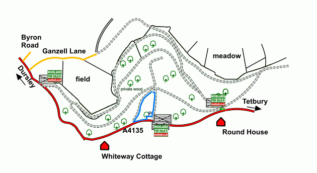 Red Buck Wood - SOLD map