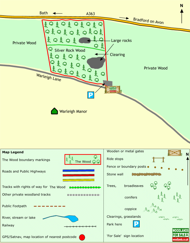 Silver Rock Wood - SOLD map