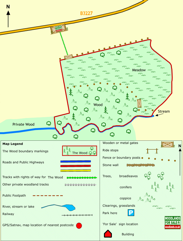 Silver Wood - SOLD map