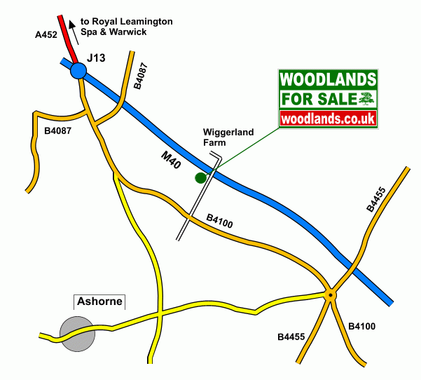Click to view a full-size version Tachbrook Meadow map
