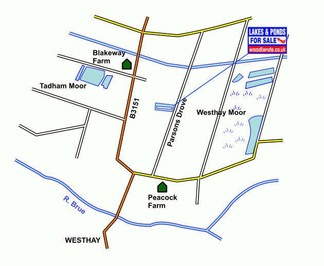 Turbary Lake map