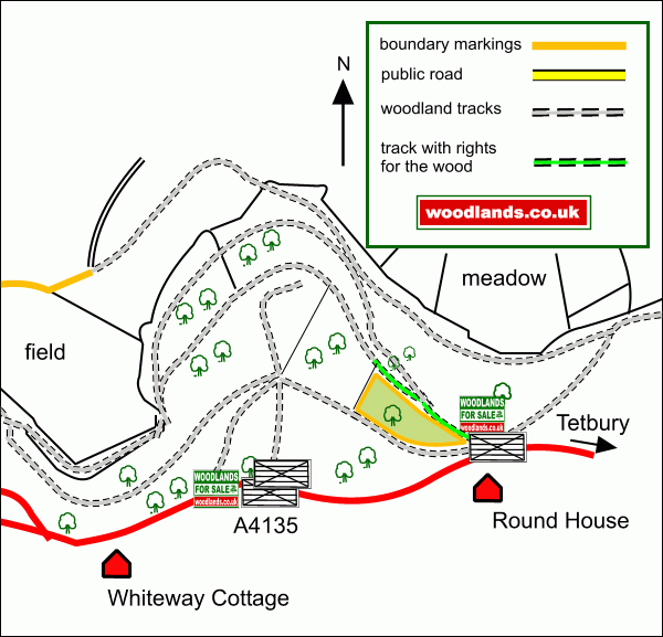 Walton Wood - SOLD map
