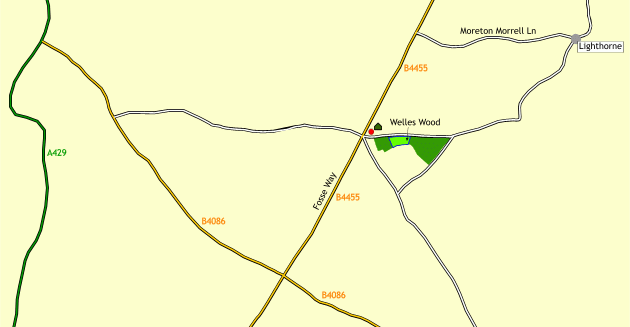 Welles Wood - SOLD map