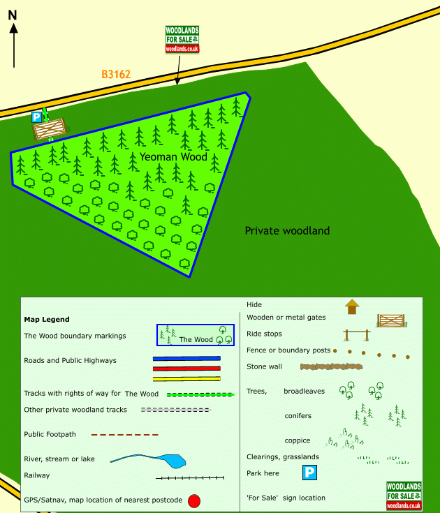 Yeoman Wood map