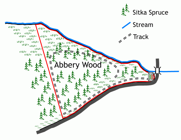 Abbery Wood map