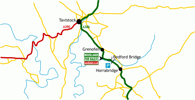 Birchcleave Wood - SOLD map