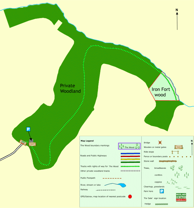 Iron Fort Wood - SOLD map