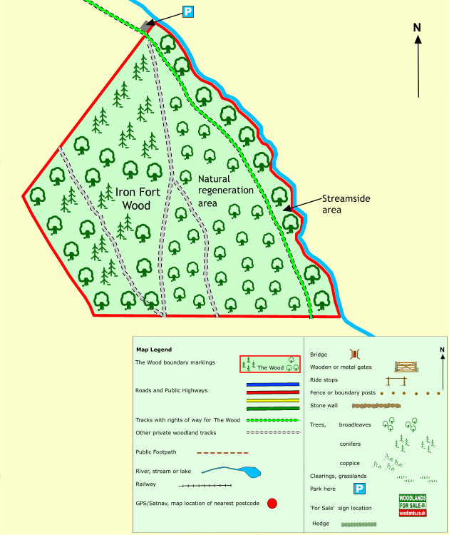 Iron Fort Wood - SOLD map