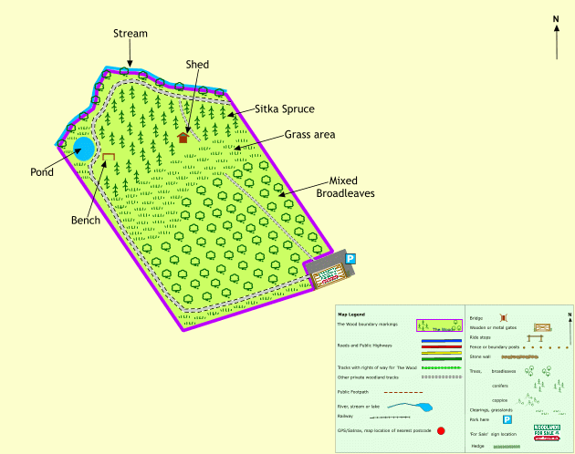 Lana Wood - SOLD map