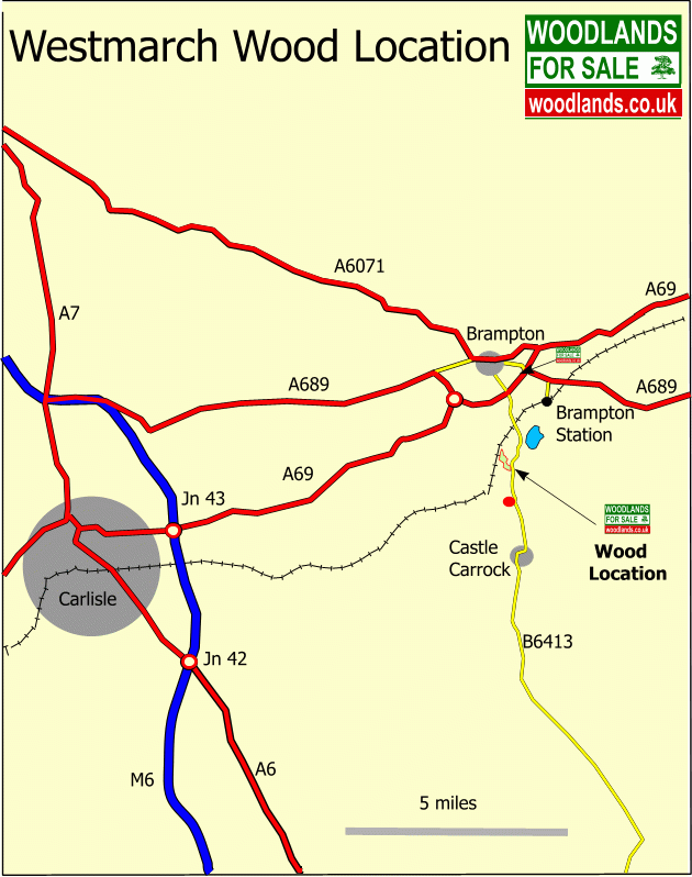 Westmarch Wood - SOLD map