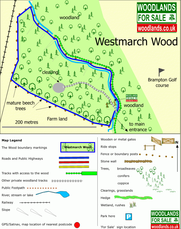 Westmarch Wood - SOLD map