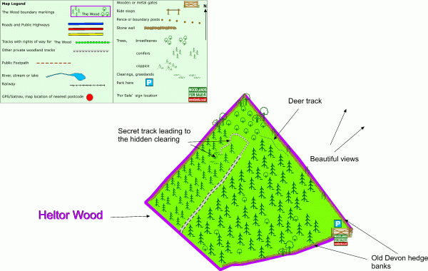 Heltor Wood - SOLD map