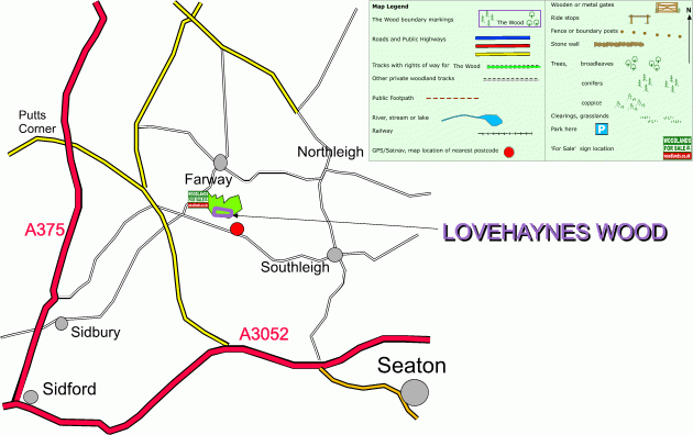 Click to view a full-size version Lovehaynes Wood - SOLD map