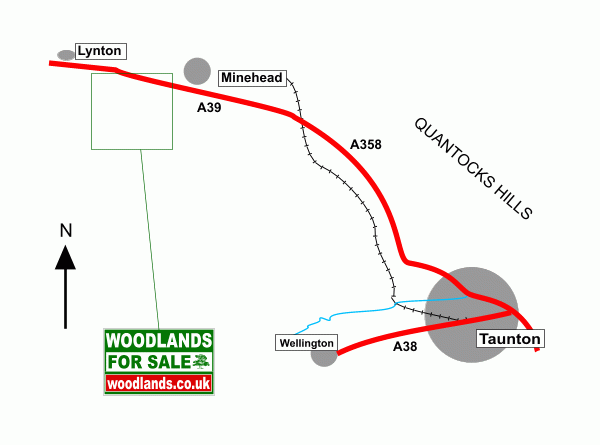 Click to view a full-size version Lyn Wood - SOLD map