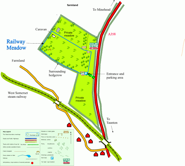 Railway Meadow map