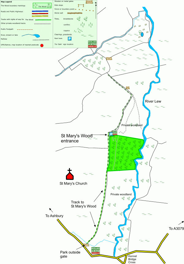 St Mary's Wood map