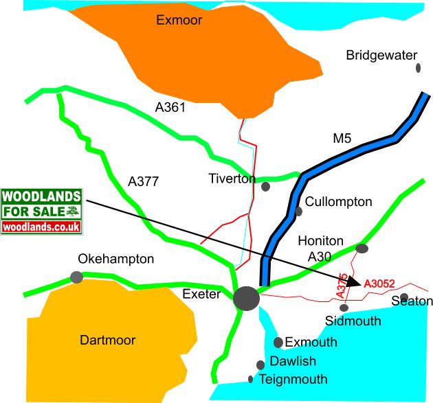 Sweethill wood - SOLD map