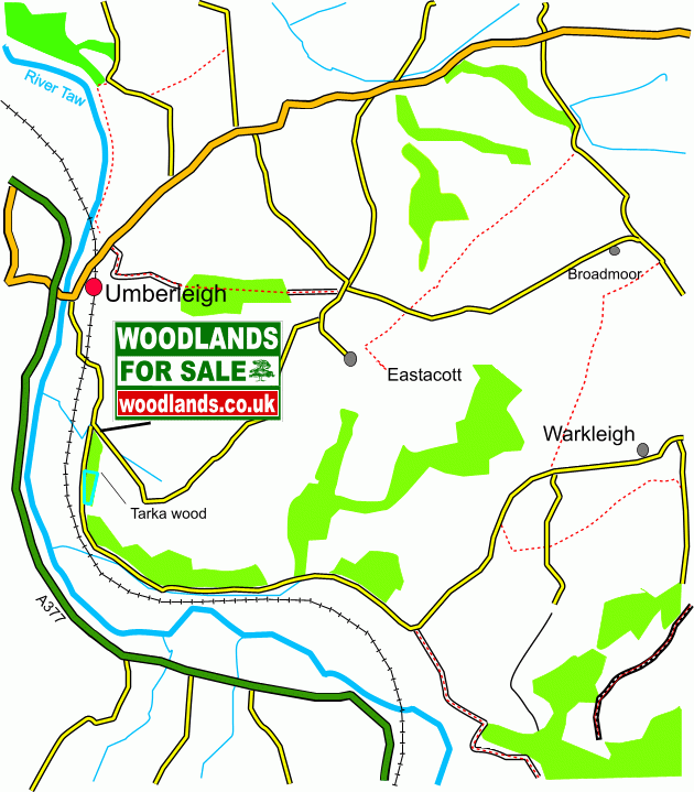 Tarka wood - SOLD map