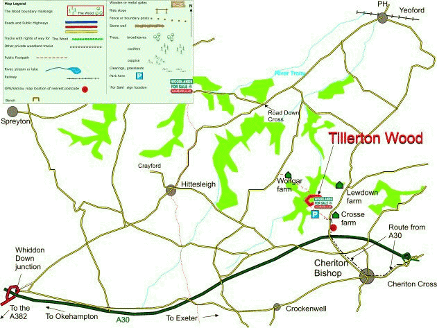 Click to view a full-size version Tillerton Wood map