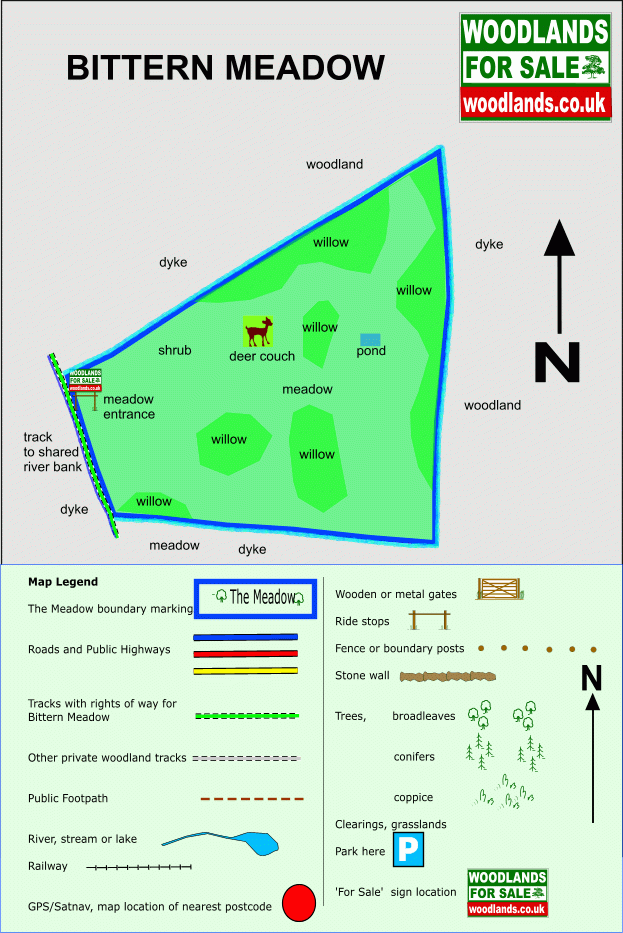 Bittern Meadow - SOLD map