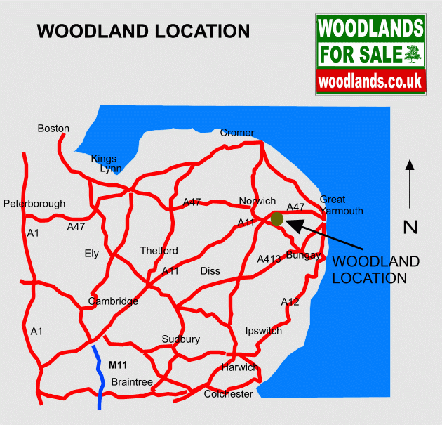 Blackwater Wood - SOLD map