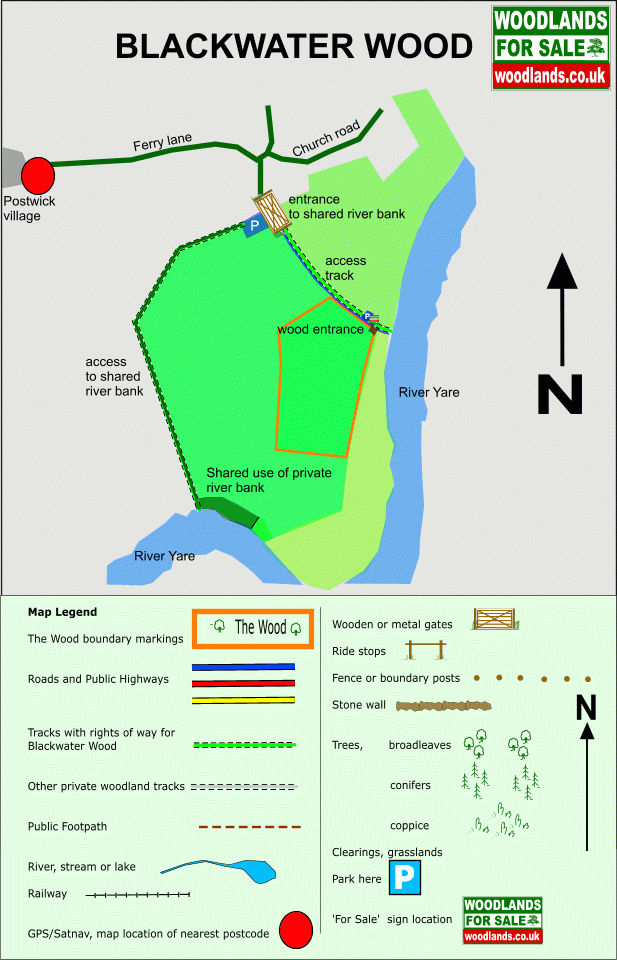Blackwater Wood - SOLD map