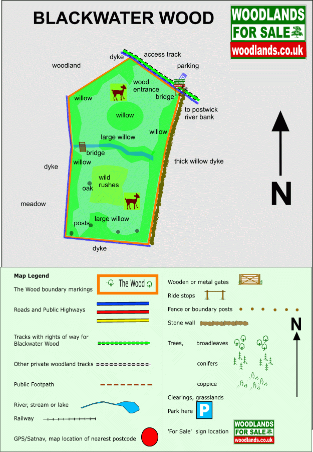 Blackwater Wood - SOLD map