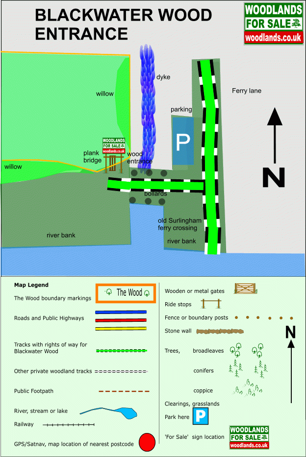 Blackwater Wood - SOLD map