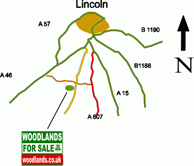 Brant River Wood - SOLD map