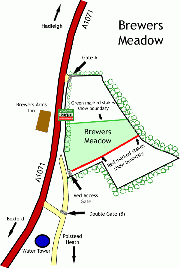 Brewers Meadow - SOLD map