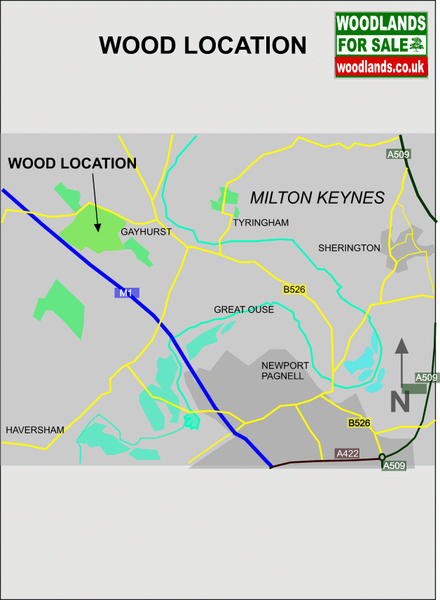 Carrington Wood - SOLD map
