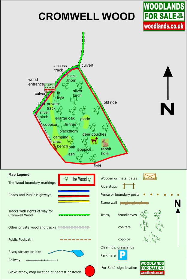 Cromwell Wood map