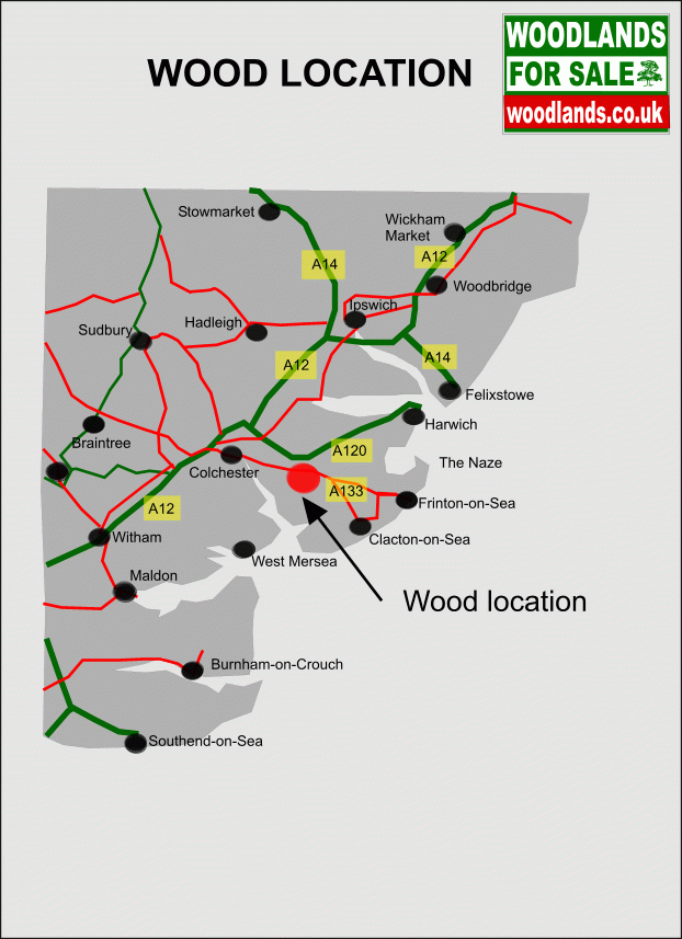 De Staunton Wood - SOLD map