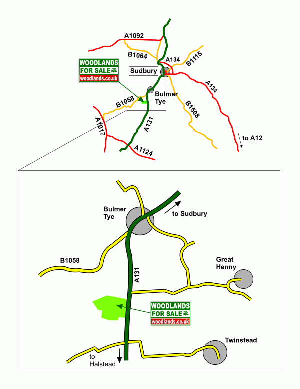 Click to view a full-size version Haesel Wood - SOLD map