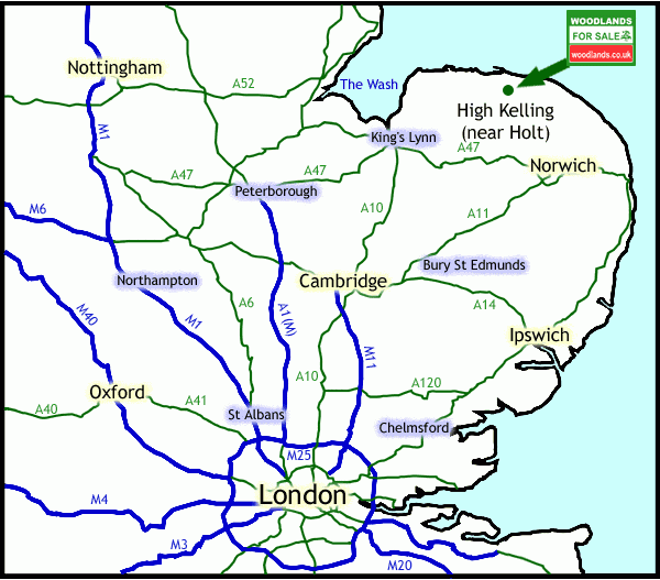 Kellingside Wood - SOLD map