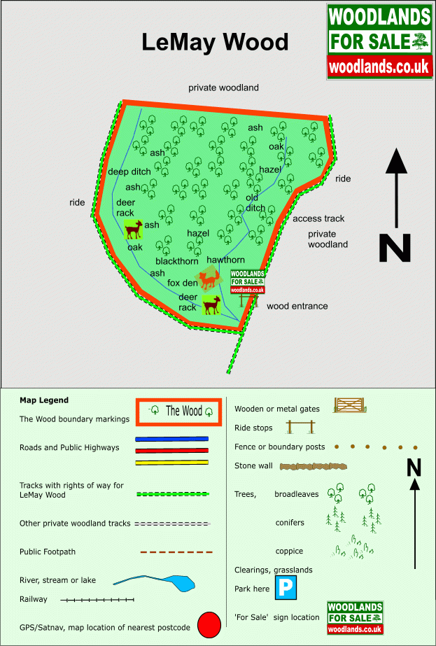LeMay Wood - SOLD map
