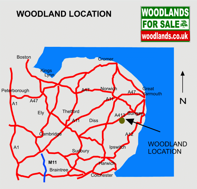 Click to view a full-size version Moat Wood - SOLD map