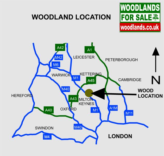 Oldfield Wood - SOLD map