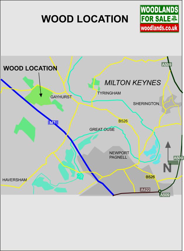 Oldfield Wood - SOLD map