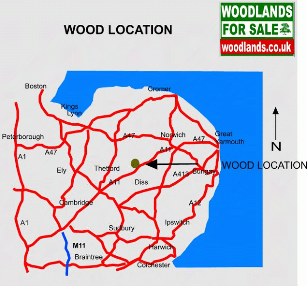 Reeves Wood - SOLD map