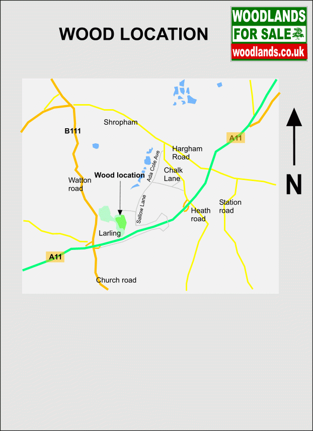 Reeves Wood - SOLD map