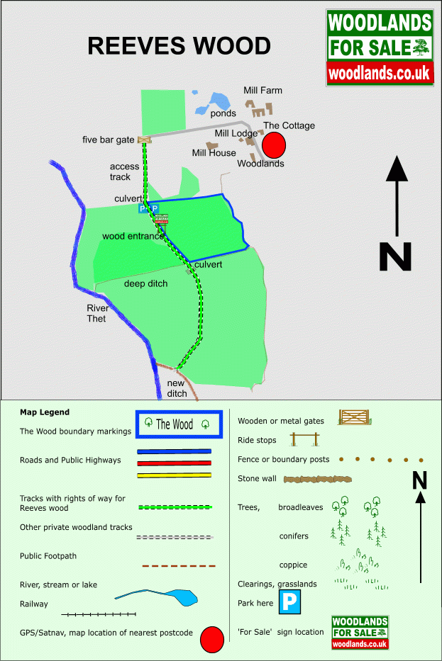 Reeves Wood - SOLD map