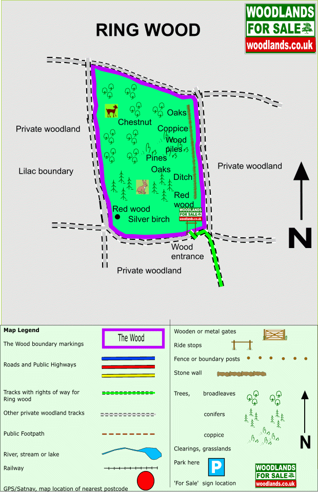 Ring Wood map
