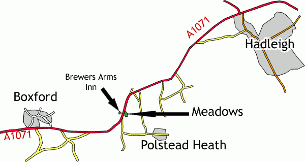 Tye Meadow map