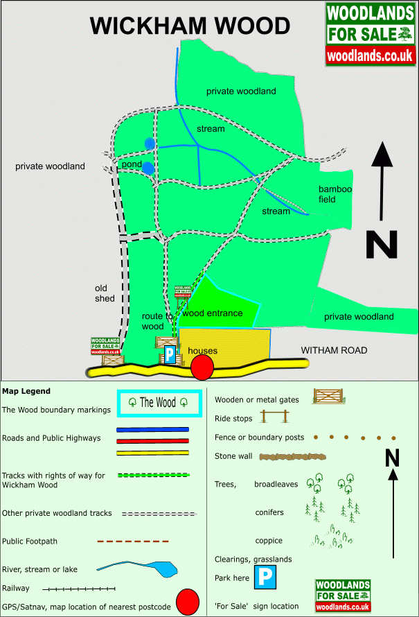 Wickham Wood - SOLD map